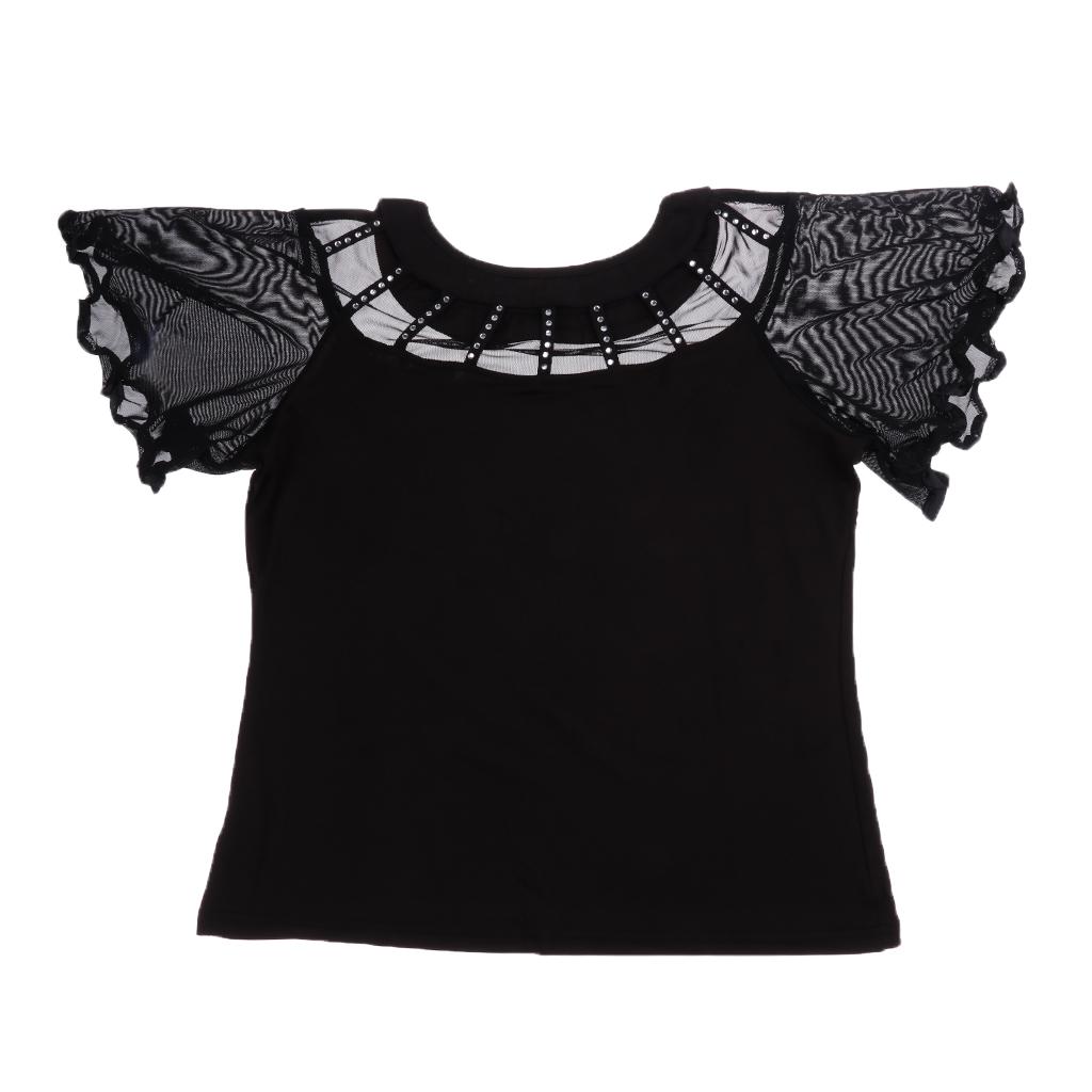 Ballroom Dancing Modern Dance Square Dance Practice Outfit Black XL