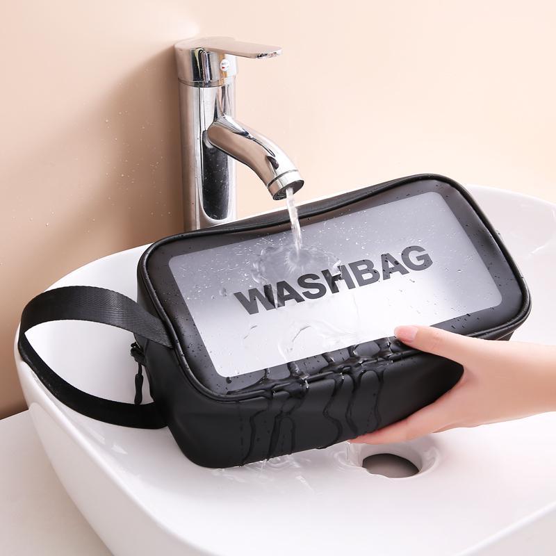 Túi đựng mỹ phẩm Bamozo washbag trong suốt có quai cao cấp