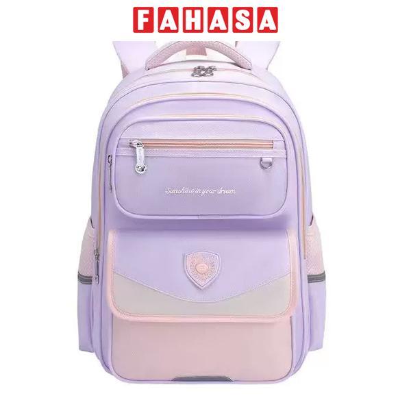 Ba Lô Chống Gù - Sun Eight 22339 - Màu Hồng Tím