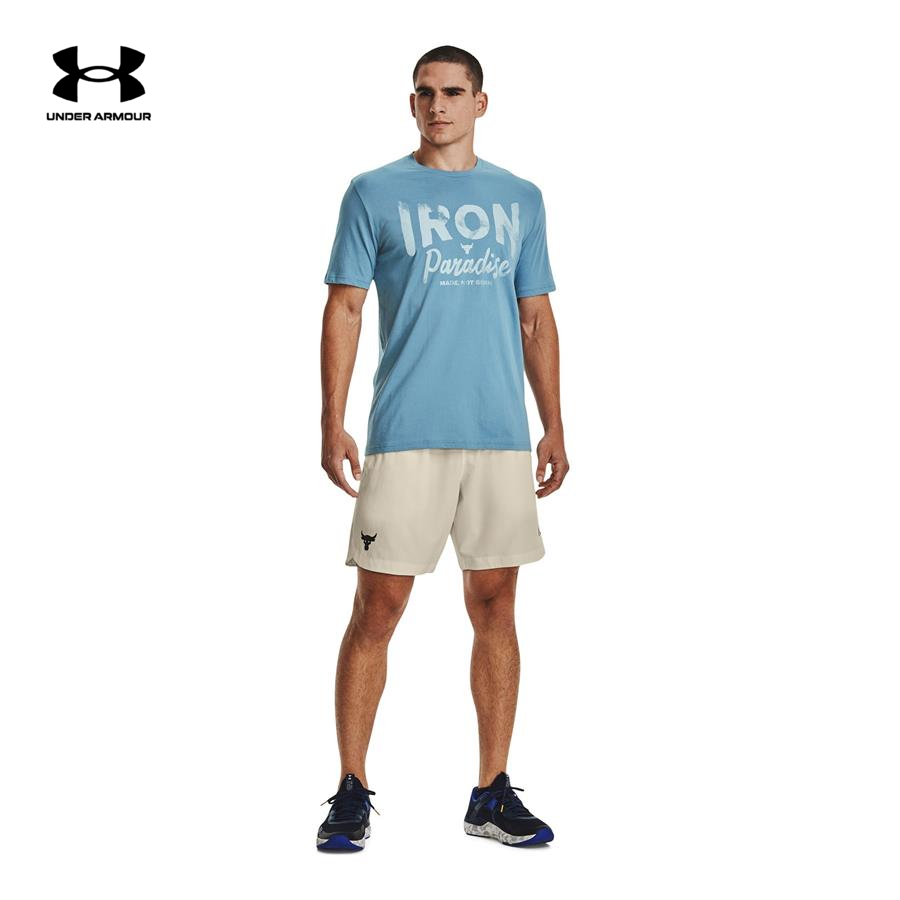 Áo thun tay ngắn thể thao nam Under Armour Pjt Rock Iron Paradise - 1370483-416