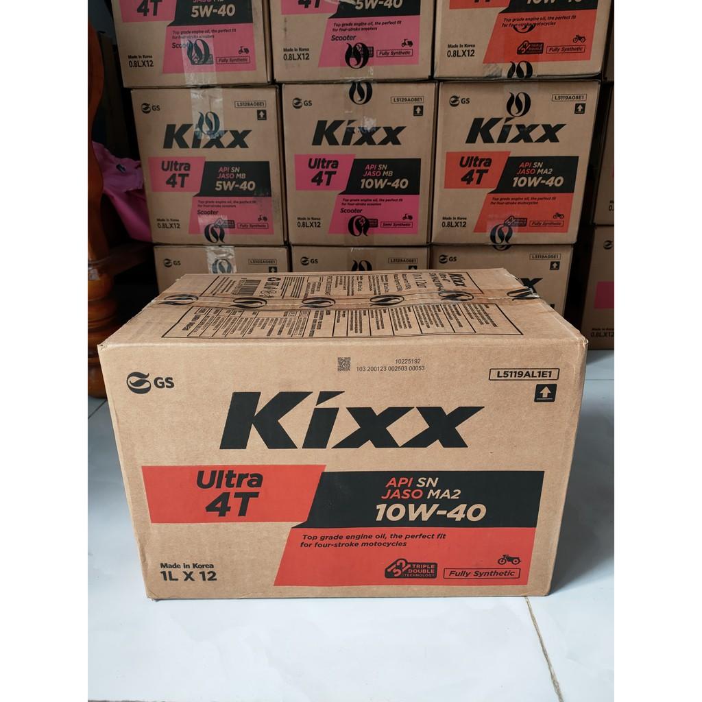 NHỚT TỔNG HỢP KIXX ULTRA 4T 10W/40 CHAI 1L