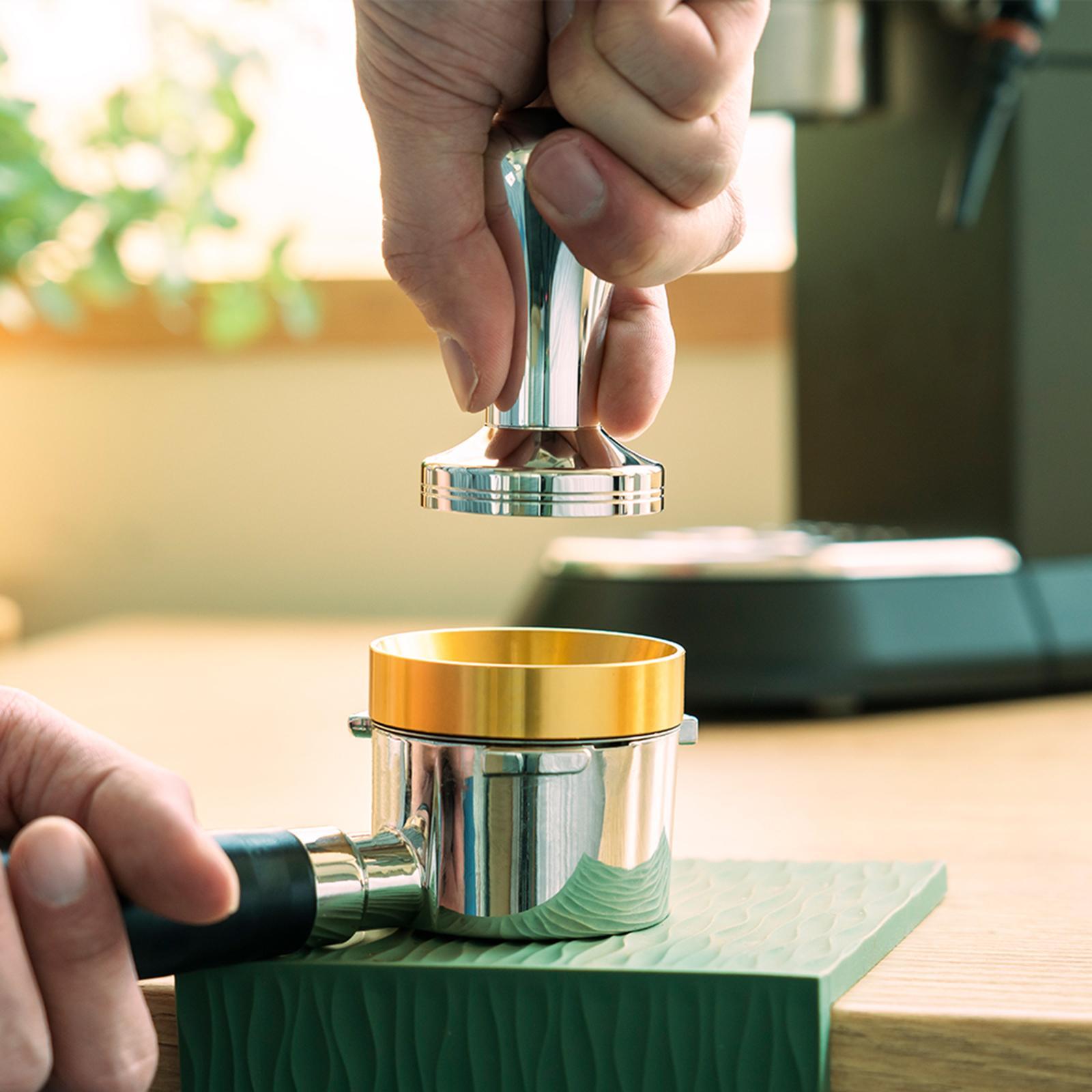 Espresso Tamper Aluminum Alloy Handle Coffee Distributor Leveler Tool for Cafe Office