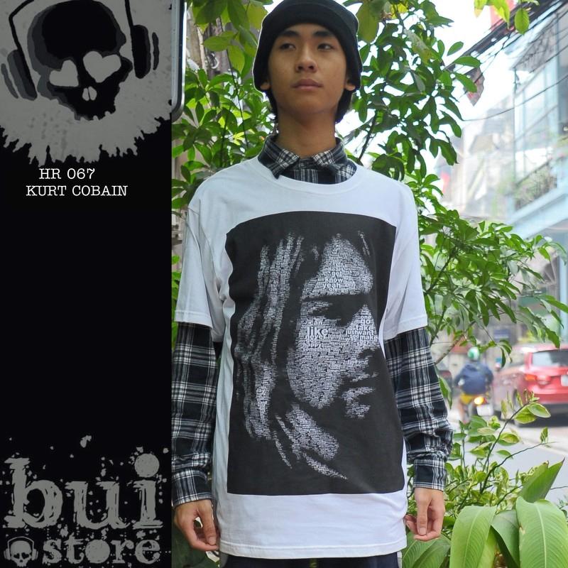 Áo Rock: áo phông Kurt Cobain HR 067T