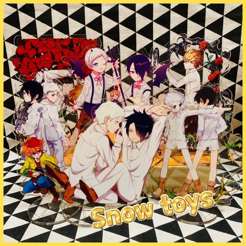 Mô Hình Tượng Standee Acrylic Mica - Miền đất hứa The Promised Neverland - Normal Emma Ray Isabella - 16cm