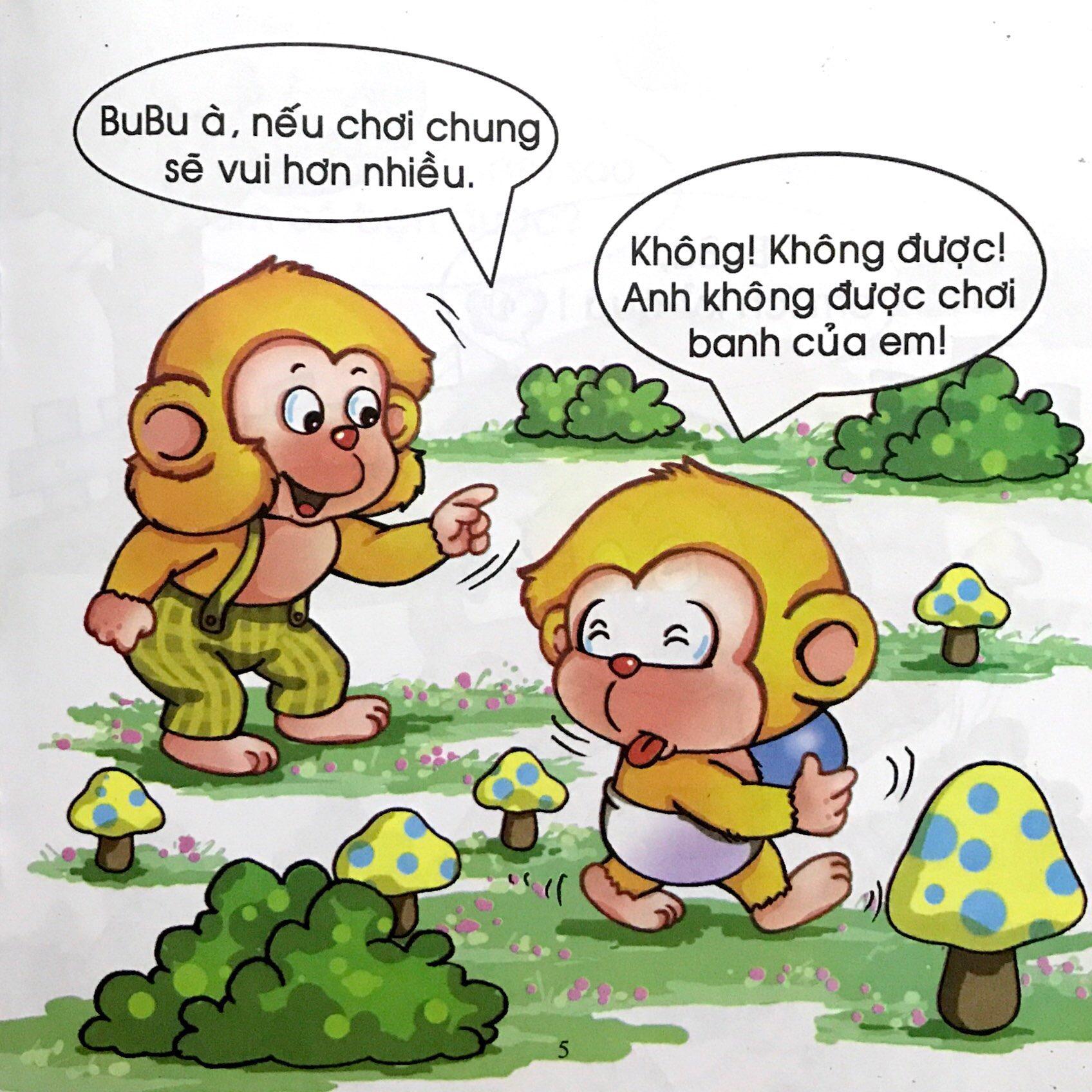 Bé Học Lễ Giáo - Bubu 05: Ích Kỷ (Tái Bản 2022)