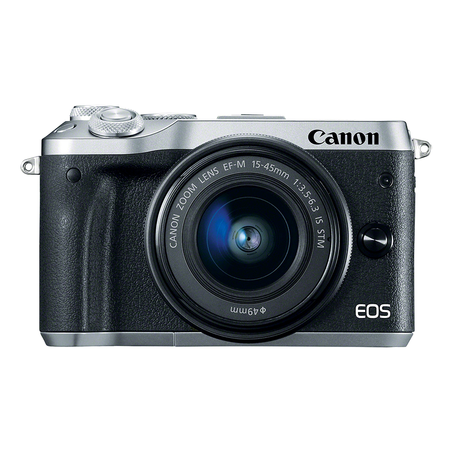 Máy Ảnh Canon EOS M6 Kit 15-45mm (Bạc) - Hàng Chính Hãng (Tặng Kèm Thẻ Nhớ Và Túi Đựng Máy Ảnh)