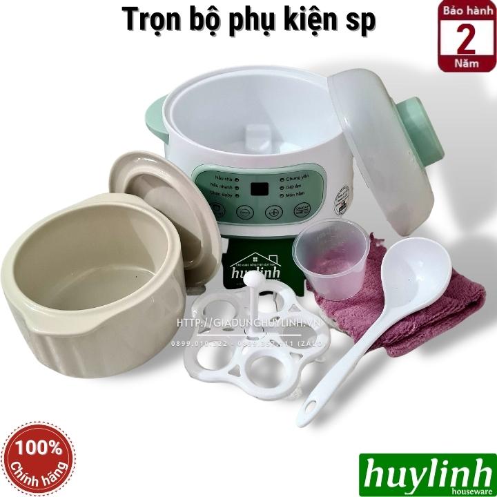 Nồi chưng yến - nấu chậm Bennix 1 lít BN-100A - Màu trắng - Hàng chính hãng