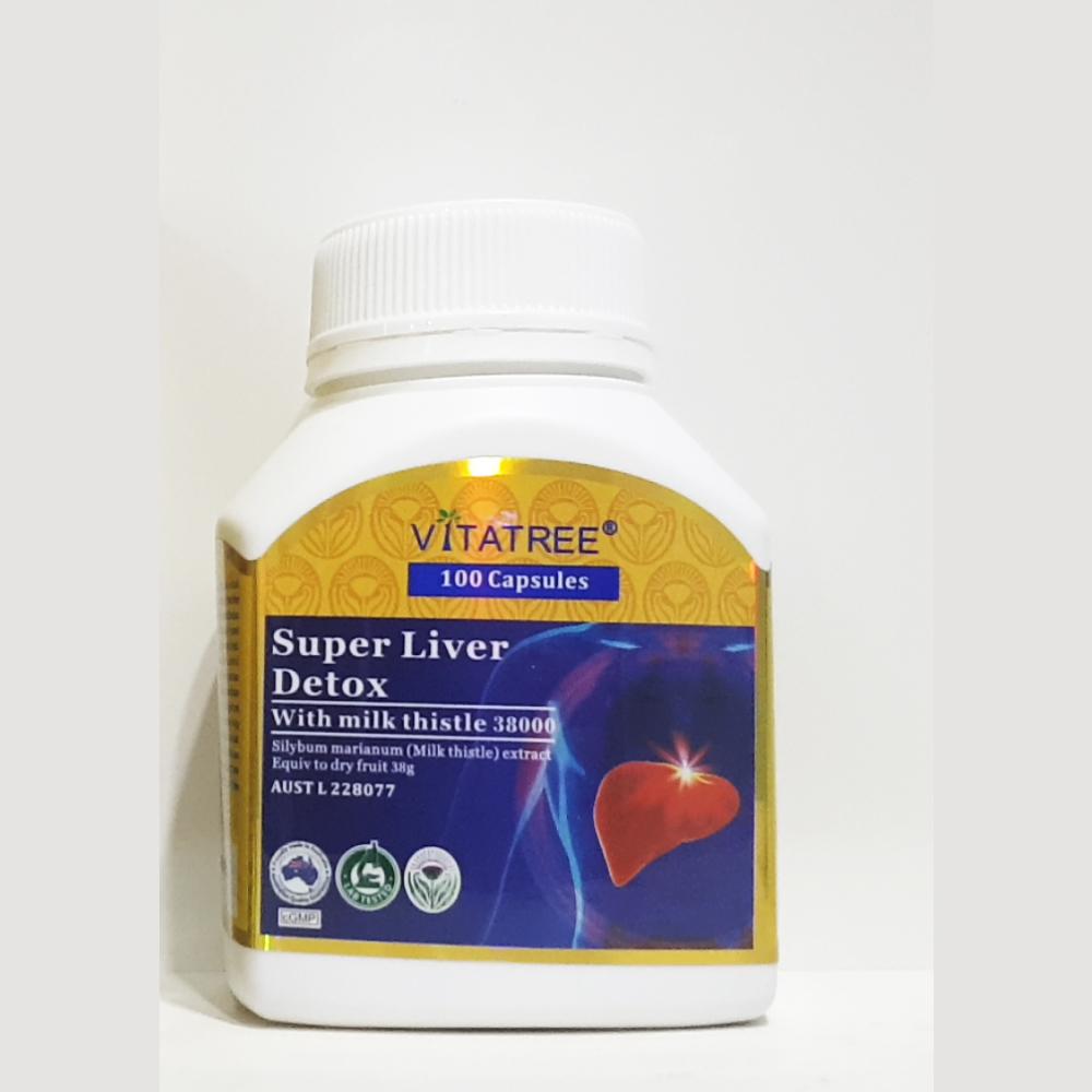 VITATREE - Viên Uống Bổ Gan Giải Độc Gan - Super Liver Detox - 100 Viên