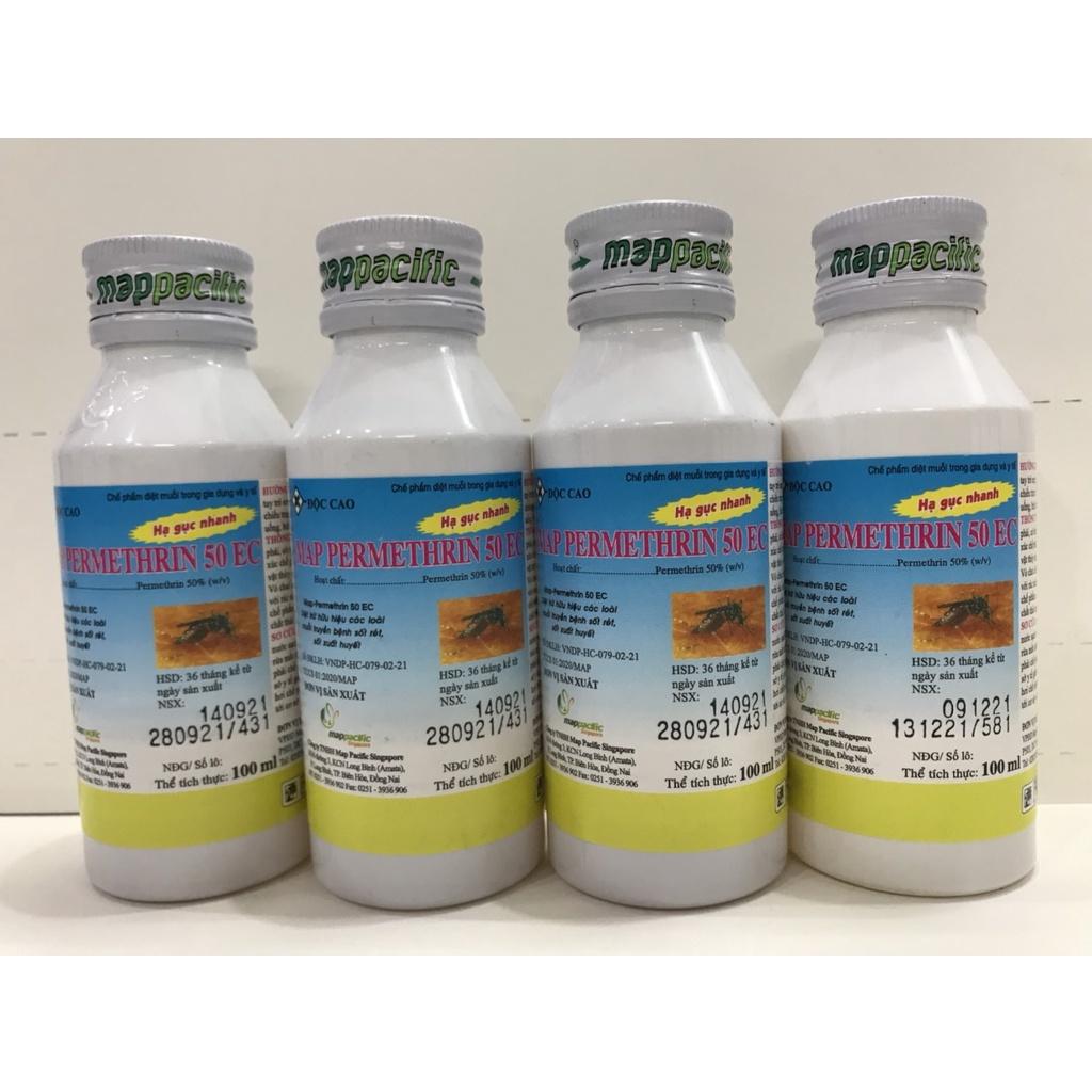 Thuốc diệt muỗi Map Permethrin 50 EC phòng chống sốt huyết, được sử dụng rộng rãi trong y tế .