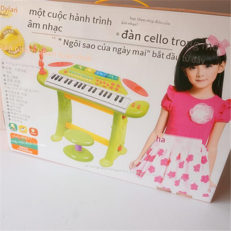 Giao Hàng Nhanh Đàn Piano Điện Tử 37 Phím Cho Trẻ Em Có Micro Phân Âm Nhạc Dreamy Grand Piano Đồ Chơi Đàn Piano