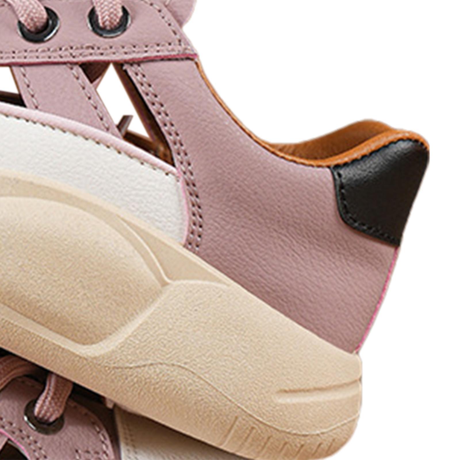 Chunky Platform Sneakers for Women Lace Top Retro Comfortable Casual Shoes