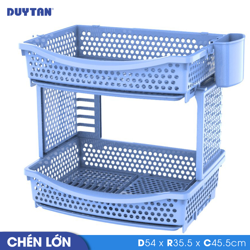Kệ chén lớn nhựa Duy Tân - 11463 - Giao màu ngẫu nhiên - Hàng chính hãng