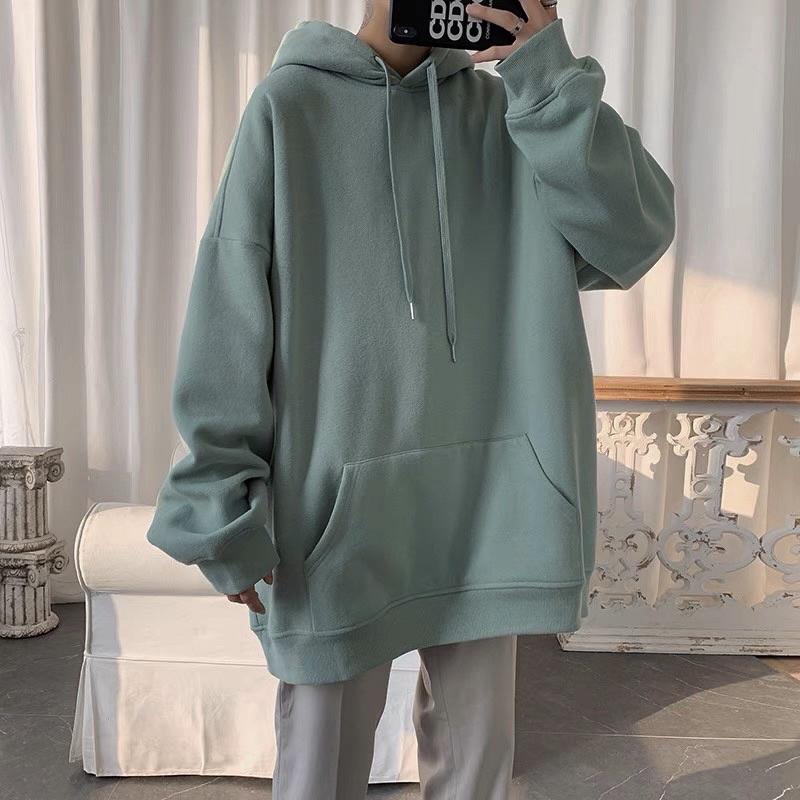 Áo Hoodie Trơn Basic unisex VN CLO HD022 Xanh Ngọc Lam