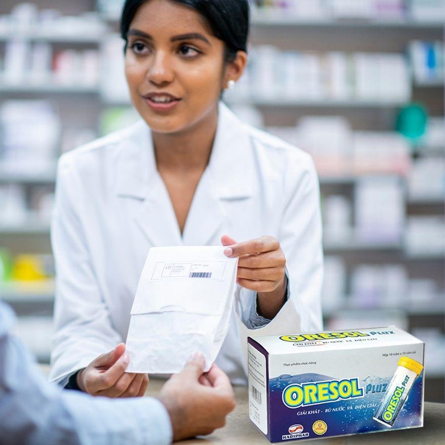 Viên sủi Oresol Pluz tăng cường sức đề kháng, giải khát, bù nước và điện giải