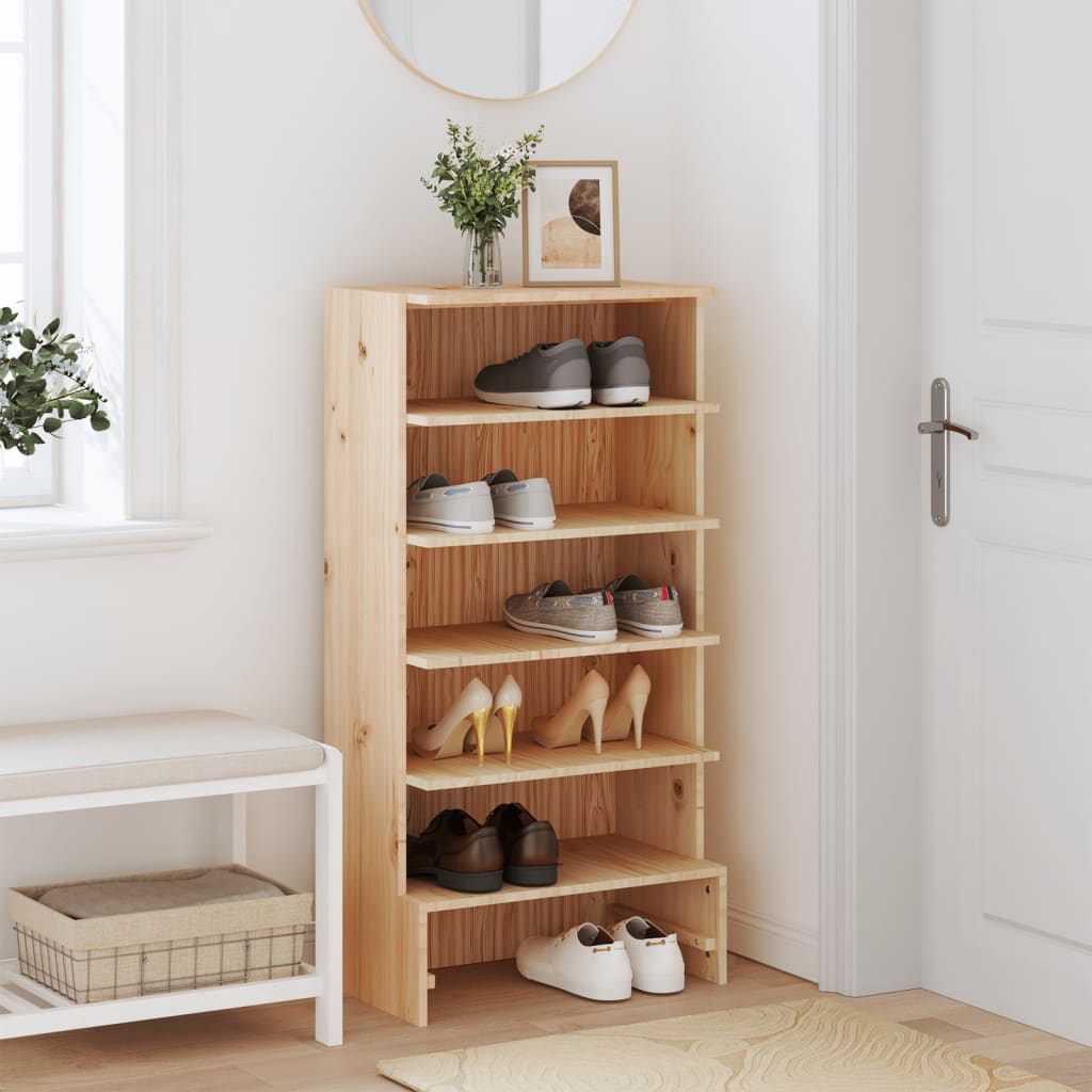 Kệ giày dép 5 tầng gỗ thông CTGTKG5 Tundo 52 x 52 x 104 cm