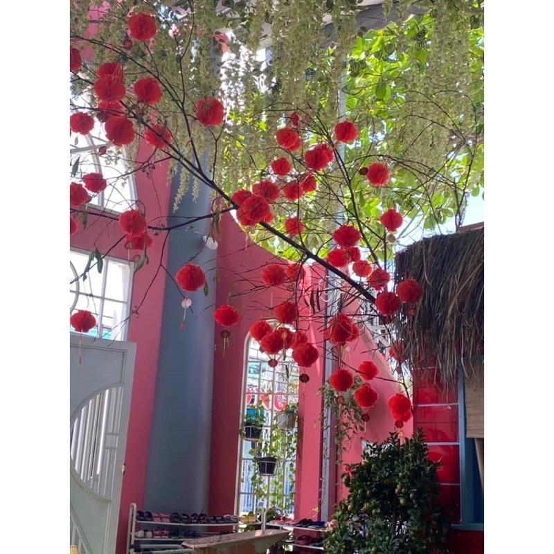 Đèn lồng đỏ chữ Phúc nilong chịu nắng ,mưa , trang trí lễ hội siêu rẻ