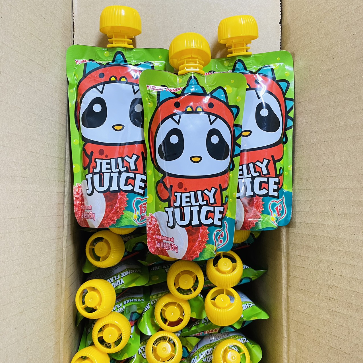 Thạch uống trái cây YUMMY PANDA vị Vải 150g
