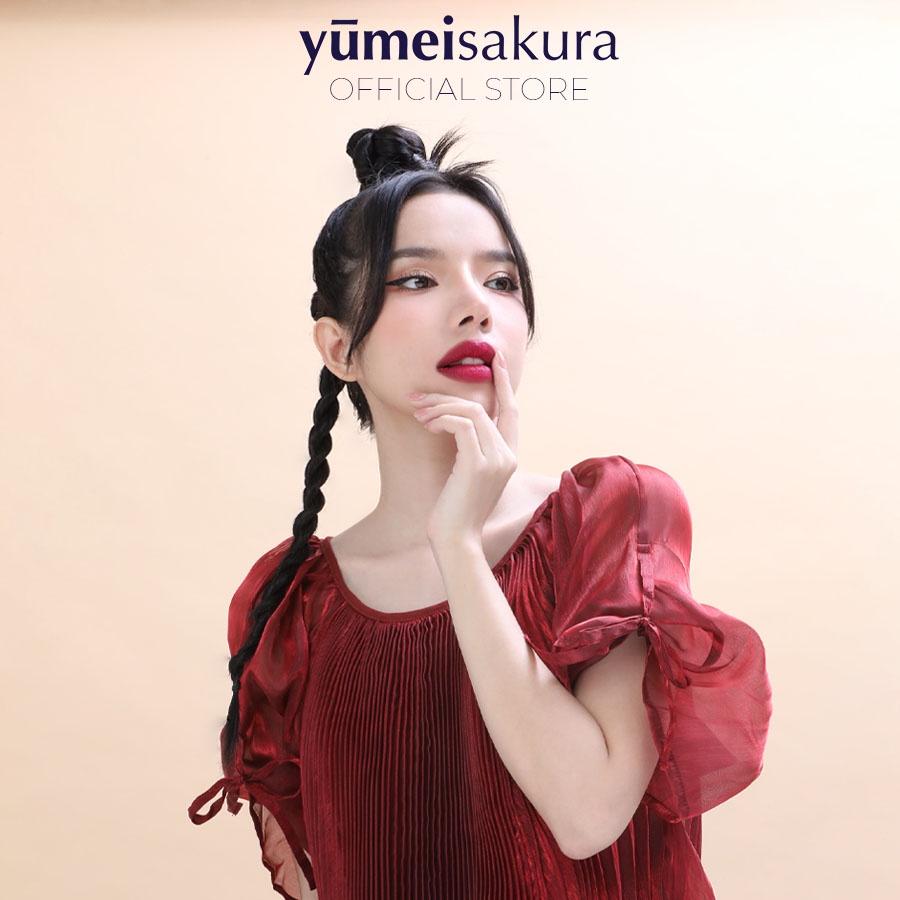 Son Thỏi Lì Mịn Chotto Matte Yumeisakura Đỏ Rượu Sẫm Burgundy Red Lipstick - YMS17 3.5g