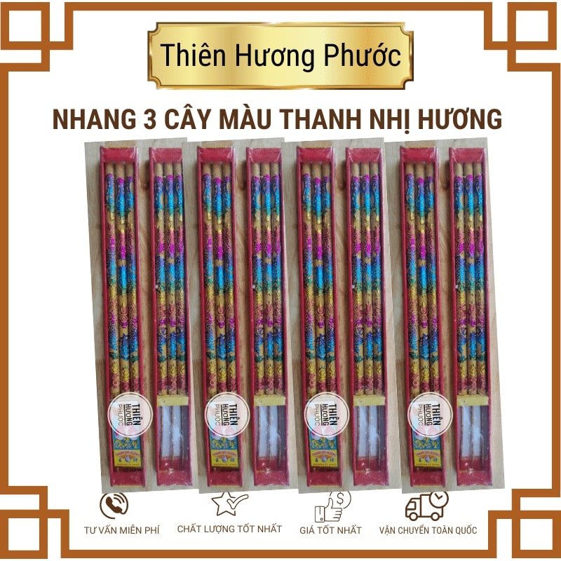 Nhang rồng 3 cây đỏ TQ cao 40cm 30cm