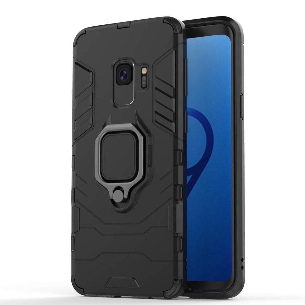 Ốp lưng cho Samsung S9 iron man chống sốc kèm nhẫn xoay chống xem video bảo vệ camera