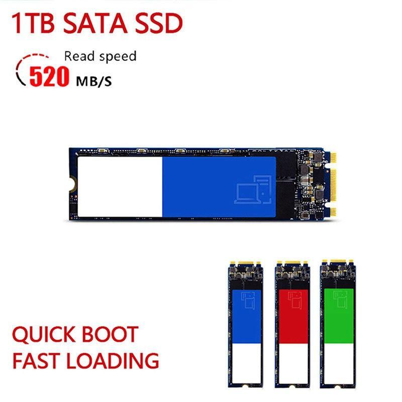 1 Ổ Cứng Ngoài Tốc Độ Cao M.2 SSD M.2 NGFF SATA3.0 1TB Cho Máy Tính
