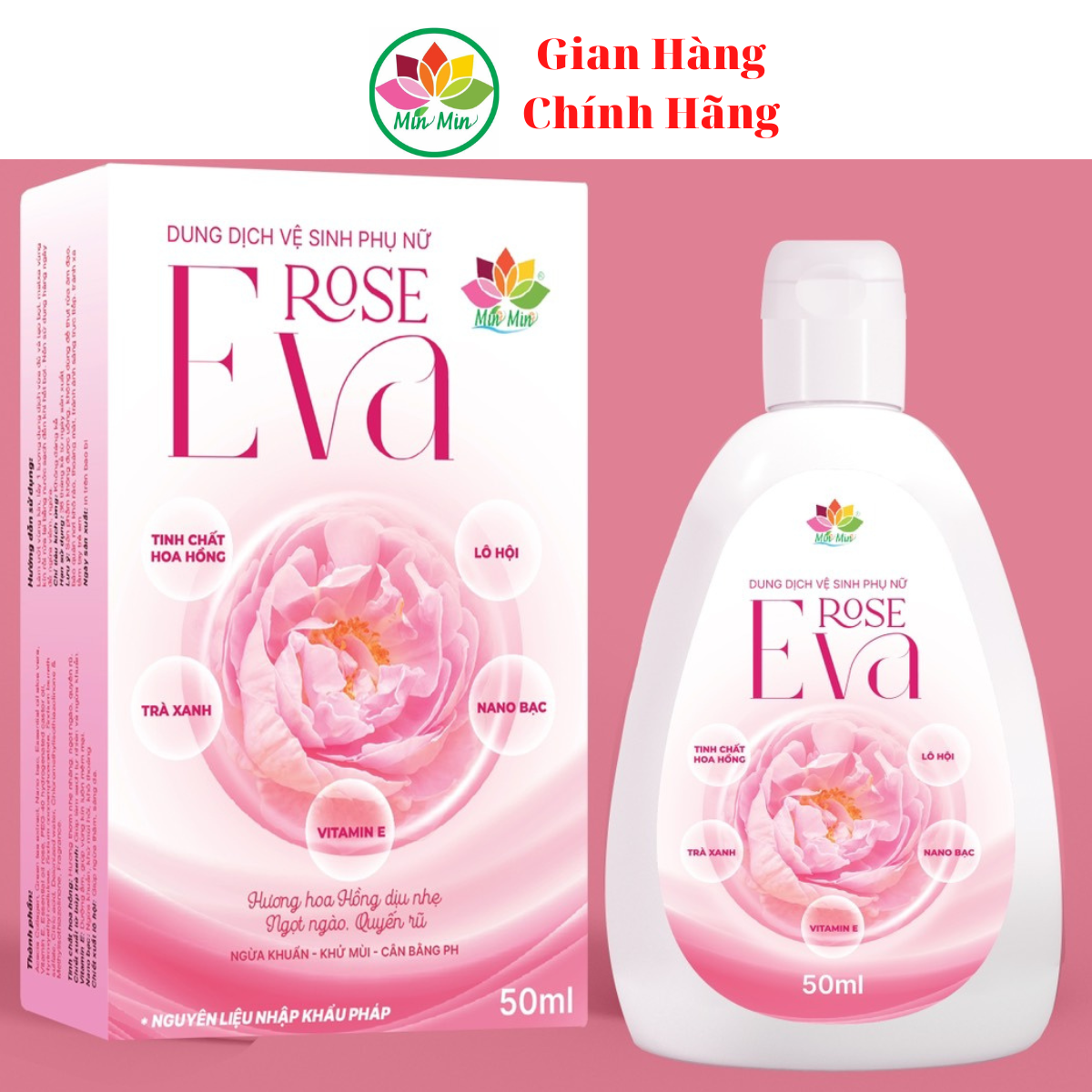 Dung Dịch Vệ Sinh Phụ Nữ Eva Rose Min Min