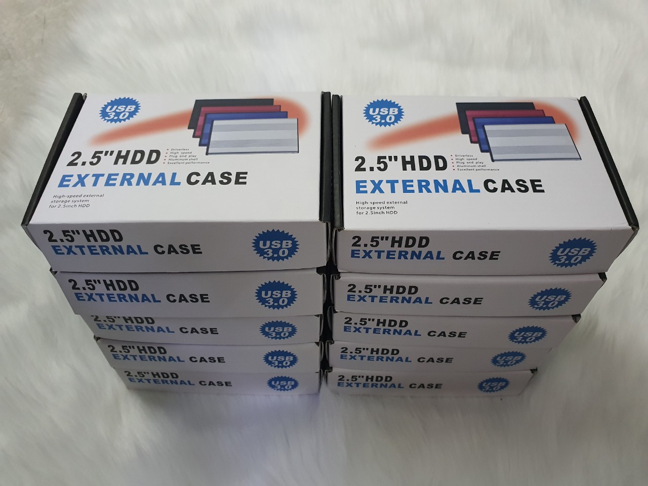 Hộp box đựng ổ cứng laptop 2.5inch External Case chuẩn USB 3.0 - Hàng chính hãng