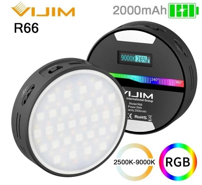 Đèn led Ulanzi VIJIM R66 RGB Hàng Chính Hãng