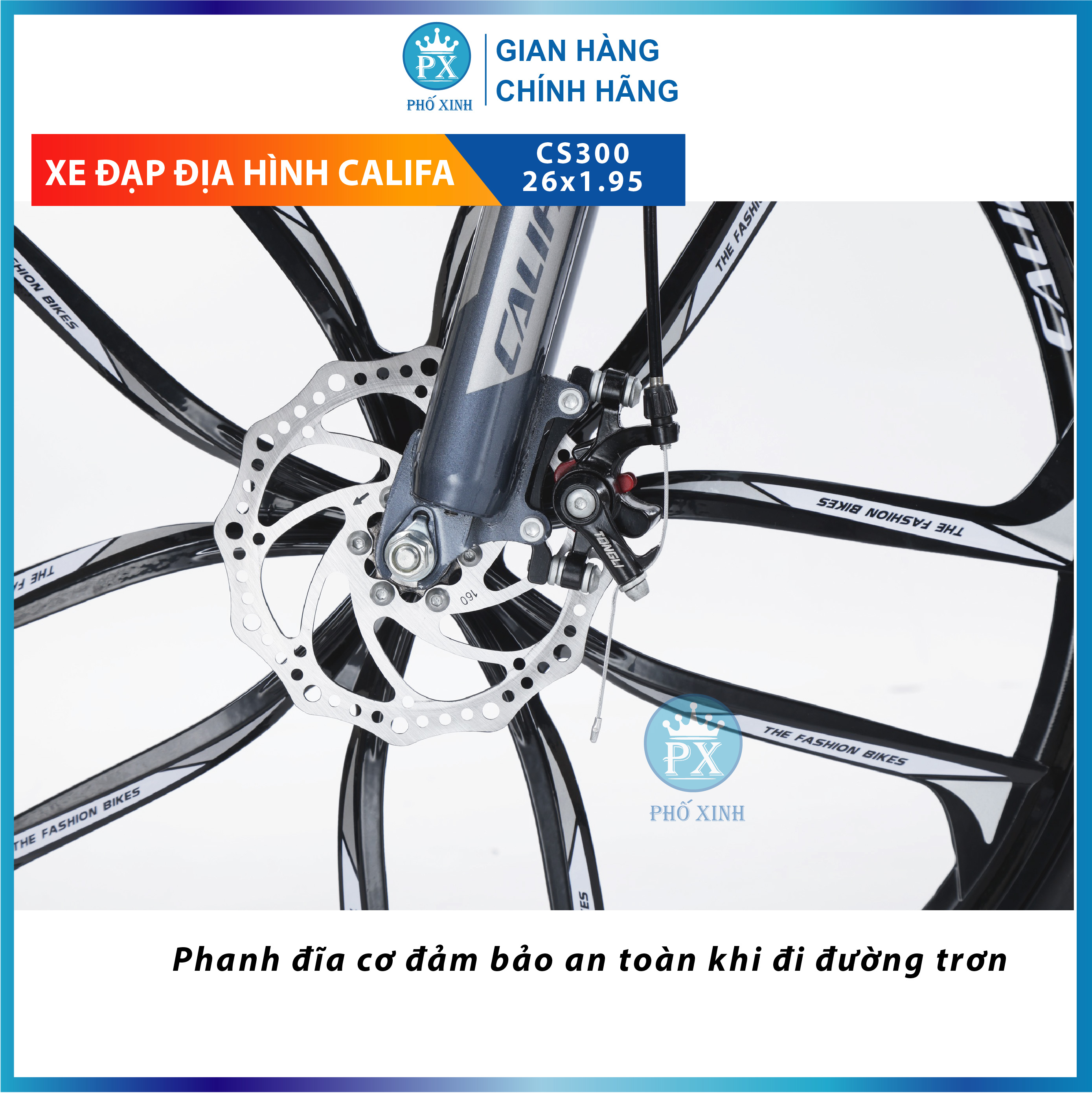 xe đạp địa hình Califa CS300 Bánh 26 inch