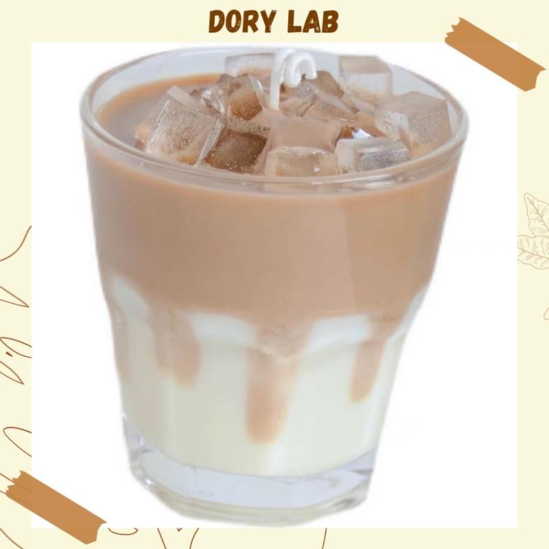 Nến Thơm Ly Cà Phê Sữa Độc Đáo Không Khói Giúp Thư Giãn, Phụ Kiện Decor - Dory Lab