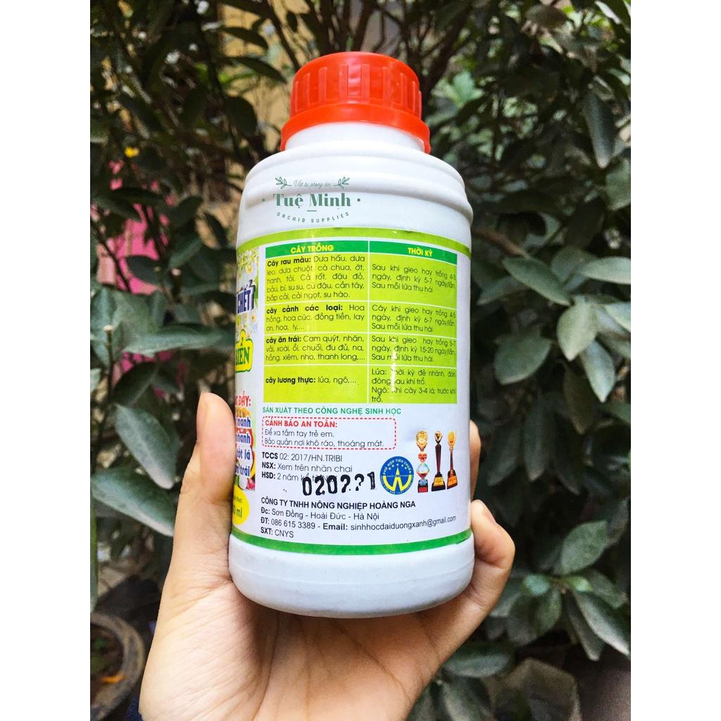 Tinh chất dịch chiết trùn quế & rong biển hữu cơ siêu đậm đặc 500ml dùng cho phong lan, cây cảnh, rau ...
