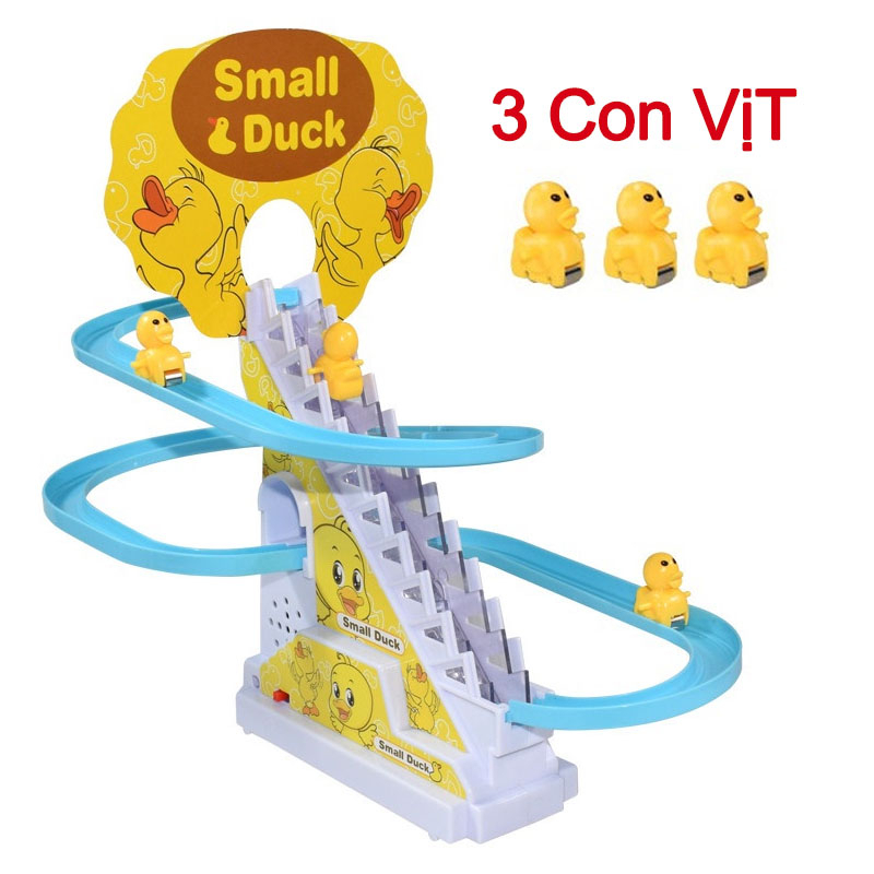 Nubie Đồ Chơi Cầu Trượt Vịt Vàng Leo Thang Phát Nhạc Cực Vui Tai Cho Bé Yêu-Quà Tặng Sinh Nhật Cho Bé