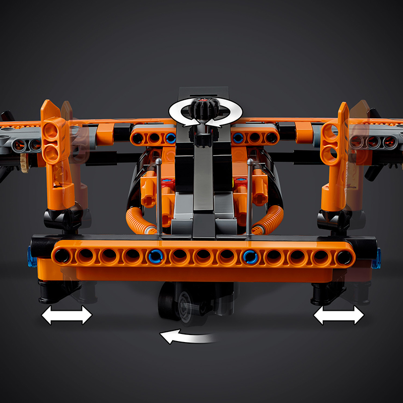 LEGO TECHNIC 42120 Ca nô Đệm Khí Cứu Hộ