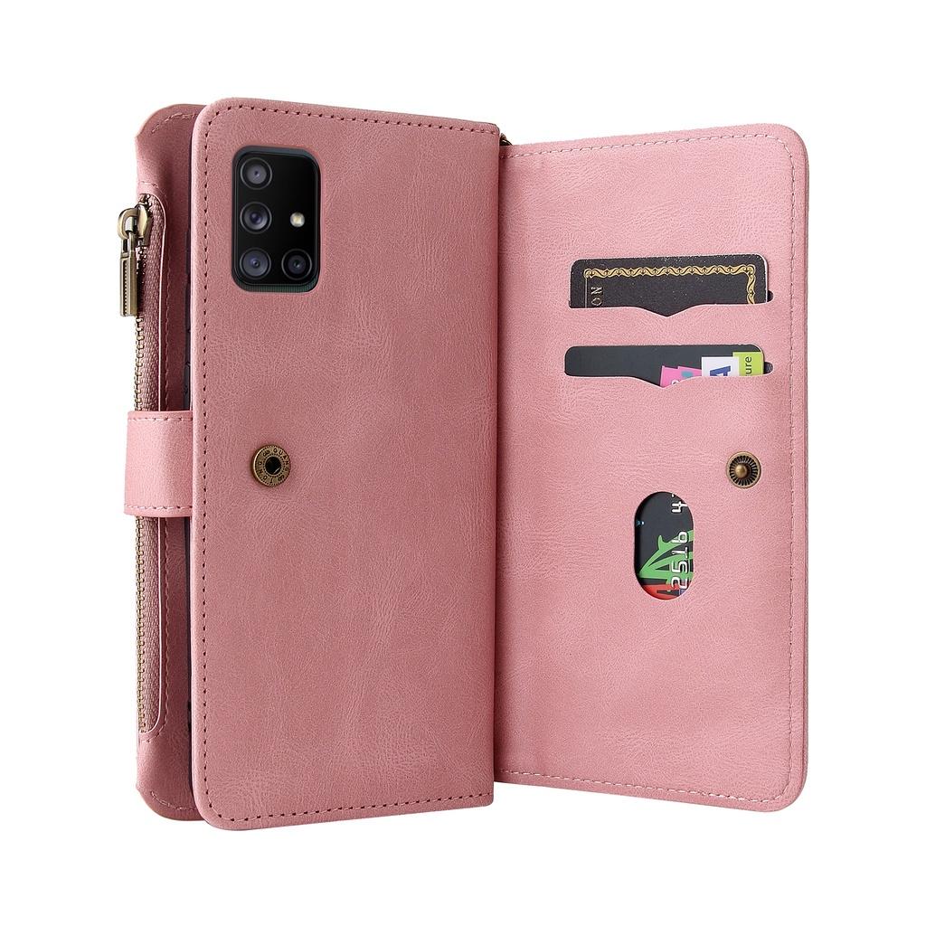 Ốp lưng điện thoại dạng ví lật dành cho Samsung Galaxy A10 A20 A30 A20E A40 A50 A70 A51 A71 A81 A91 Note 10 Lite S10 Lite