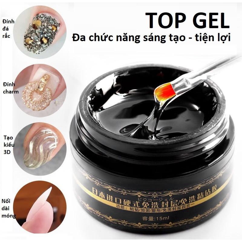 Top Gel Đính Đá 15ml