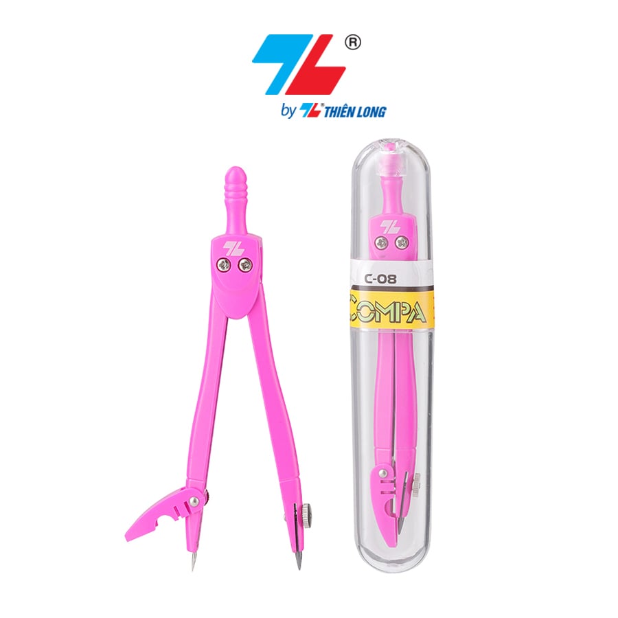Compa Thiên Long C-08 thép không gỉ