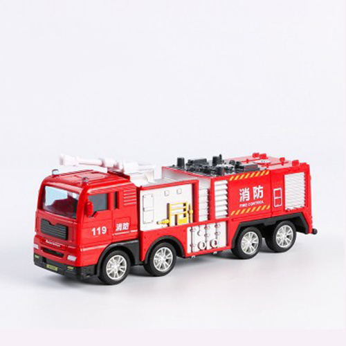 Xe đồ chơi mô hình xe cứu hỏa chở nước DLX, nhựa ABS an toàn, chi tiết sắc sảo (hàng nhập khẩu)