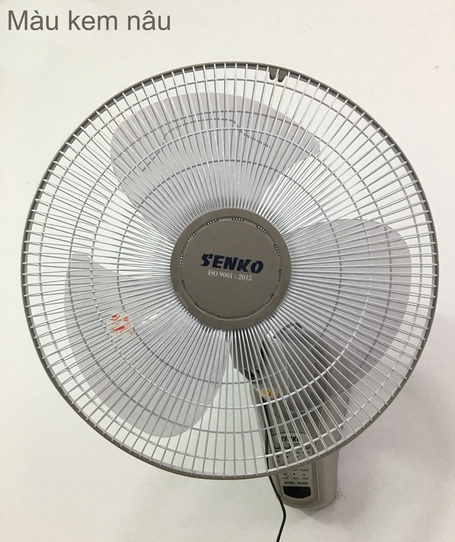 Quạt Treo Tường Điều Khiển Từ Xa Senko TR1428 - Xám - Hàng chính hãng