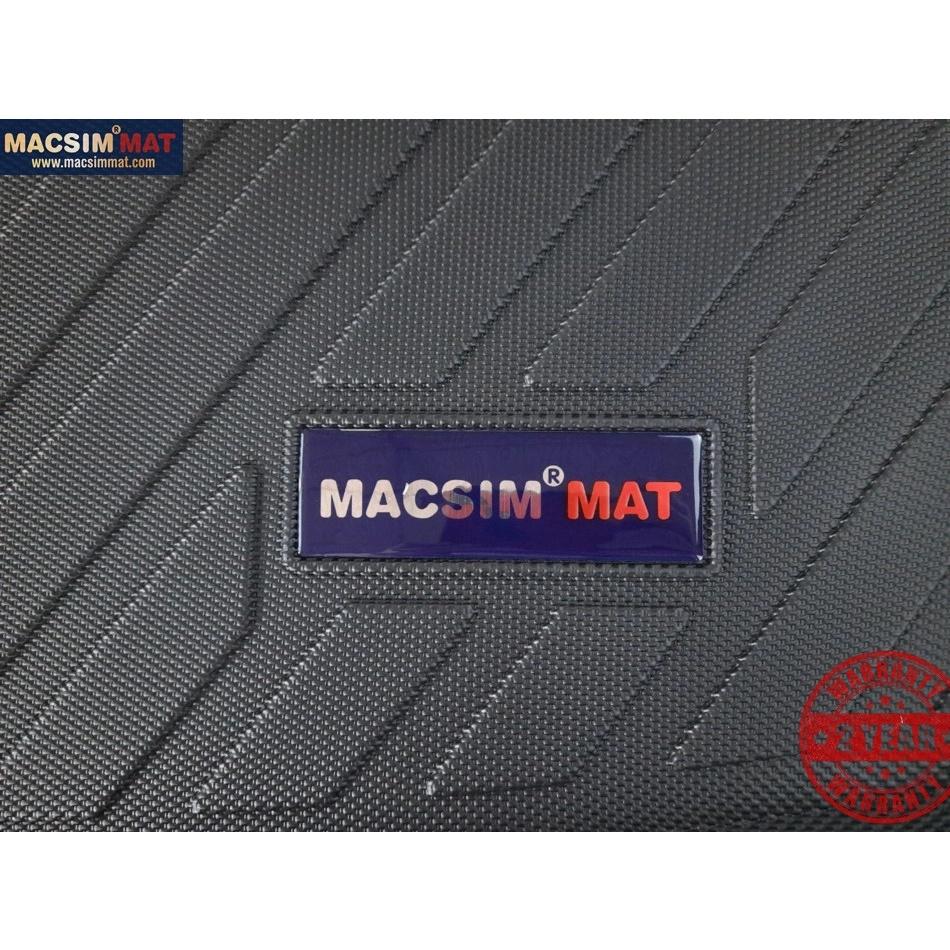 Thảm lót cốp xe ô tô Hyundai Tucson 2008-2013 nhãn hiệu Macsim chất liệu TPV màu đen hàng loại 2