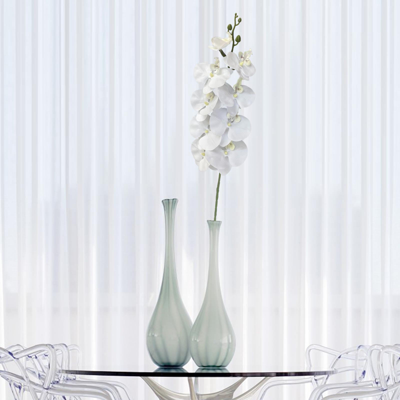 Flowers Home Decor Artificial Orchid for Vase Office Restaurant