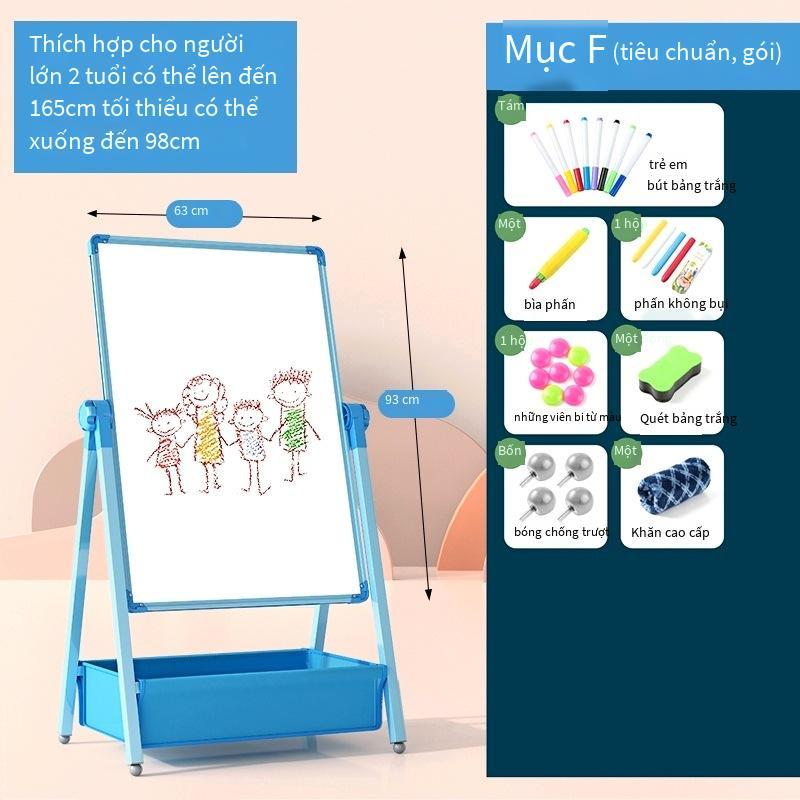 Bảng vẽ phong cách mới nhất bảng đen nhỏ màu đen cho bé xóa từ tính tranh tô màu nhà khoa học bảng đen nhỏ giá đỡ viết cho trẻ em