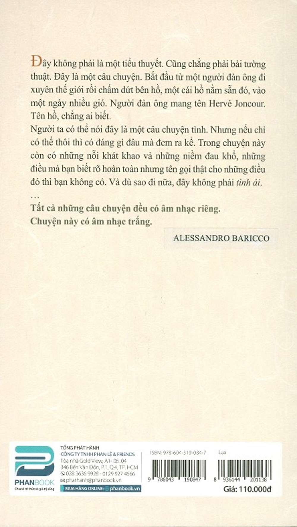 LỤA - Alessandro Baricco - Quế Sơn dịch -
