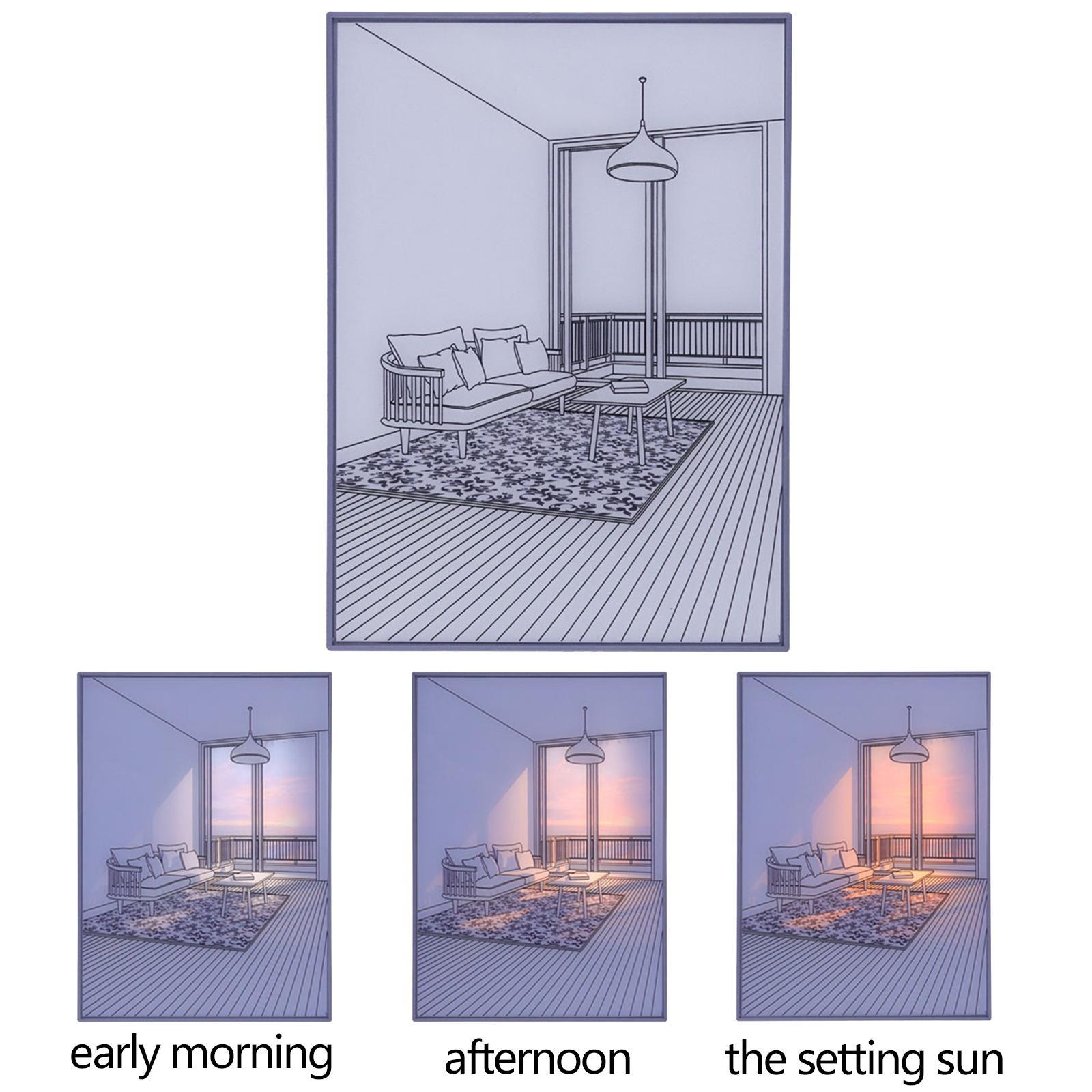 LED Lighting Painting Decoration Art Painting Adjustable LED Glowing Photo Frame Adults Table Lamp Night Lamp for Bedroom Desktop Party Home