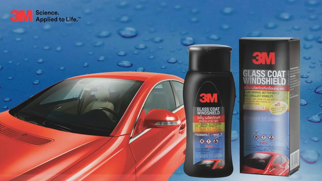 Dung dịch chống bám nước kính xe 3M Glass Coat Windshield 3M 08889 LT 200ml