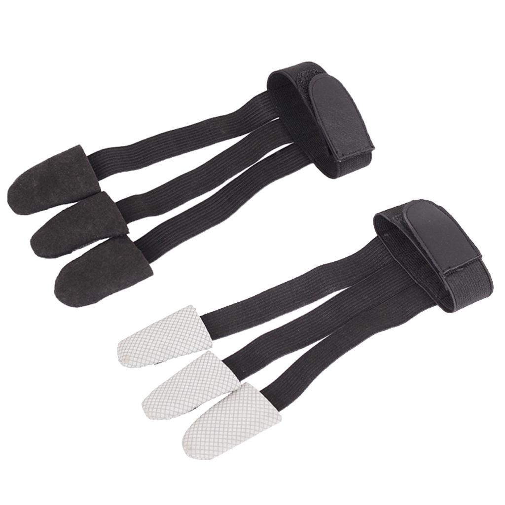 3 Finger Archery Protector Tab Guard Glove for Tradition Bow Hunting