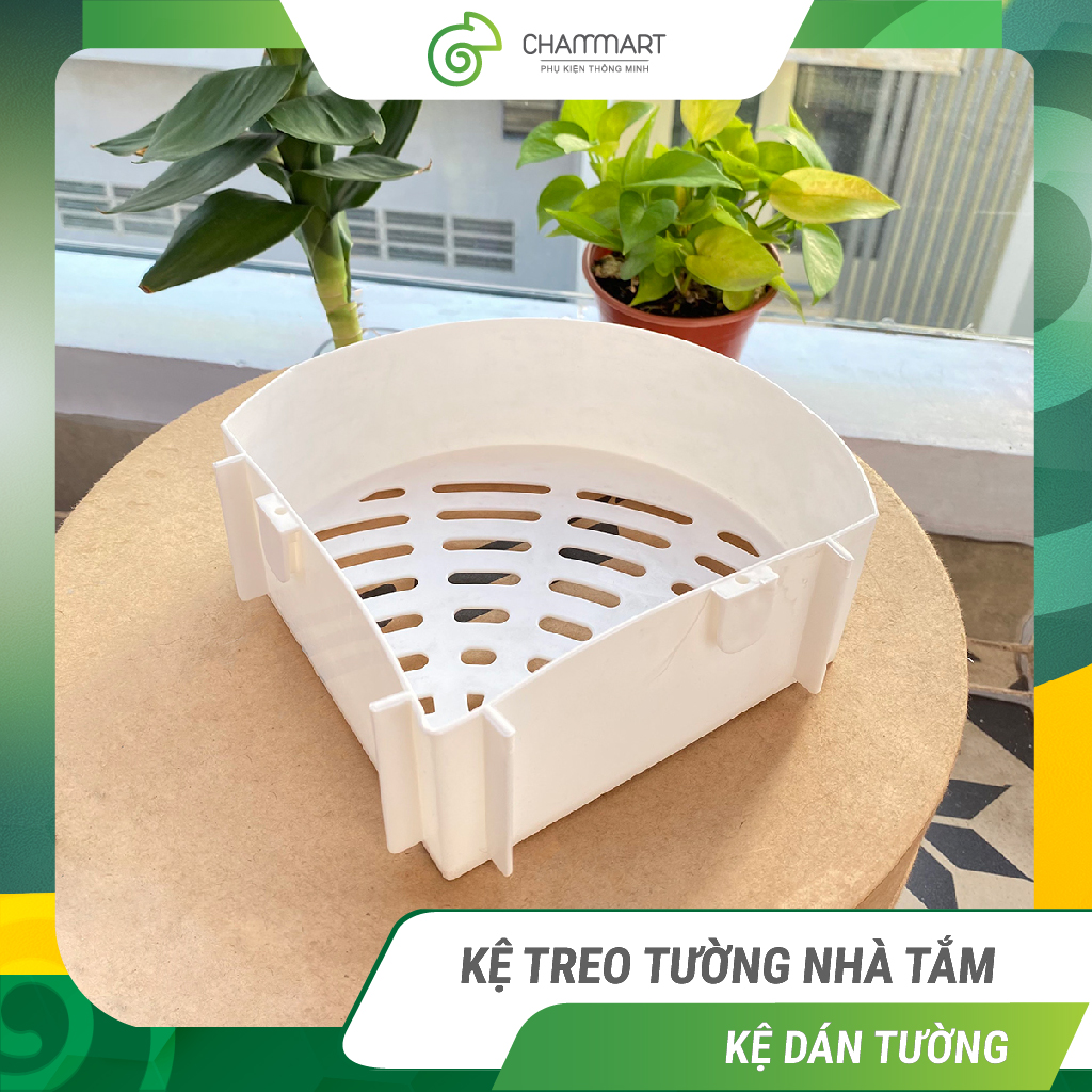 Kệ treo tường nhà tắm nhà bếp XIHONG kệ góc đựng đồ đa năng dán tường chịu lực không khoan đục lỗ