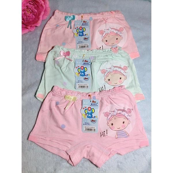 Quần chip đùi cotton kháng khuẩn cho bé gái từ 8 - 35 kg