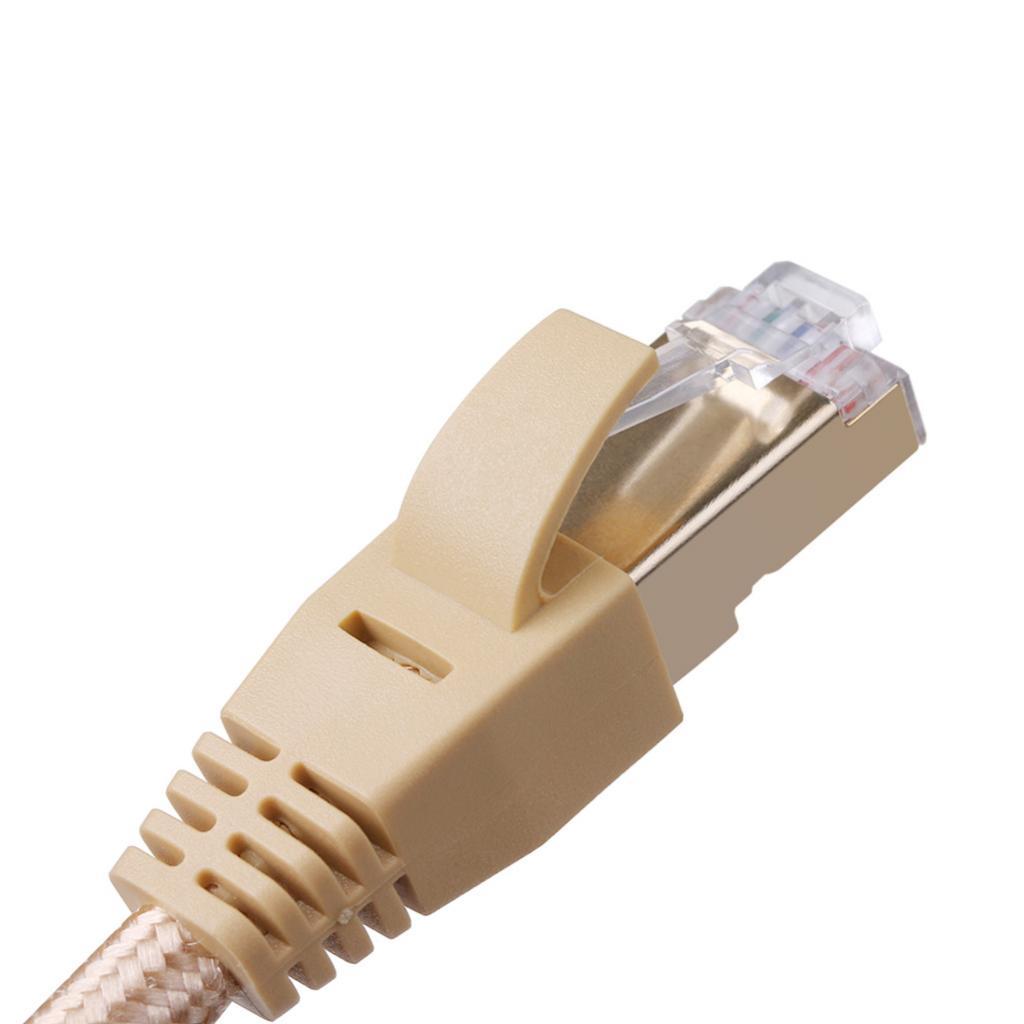 Cat7 Ethernet Cable Lan Network RJ45 Patch Cable Cord Laptop 10Gbps