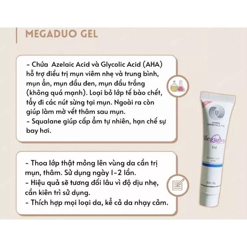 MEGADUO GEL &amp; MEGADUO PLUS GEL - GEL MỤN, MỜ THÂM, DƯỠNG DA