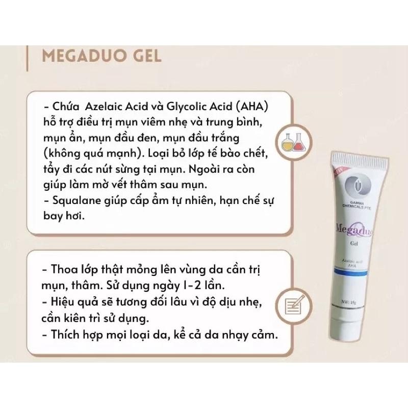 MEGADUO GEL &amp; MEGADUO PLUS GEL - GEL MỤN, MỜ THÂM, DƯỠNG DA